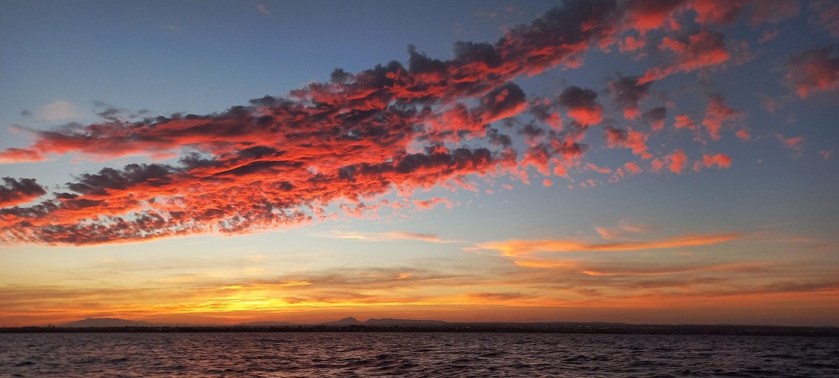 Sailboat journey through Mar Menor