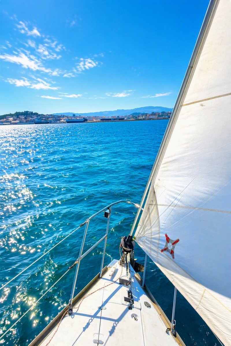 Segeltour in der Ría de Vigo