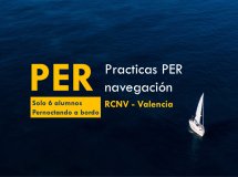 Navigation practices in Valencia with only 6 students aboard.