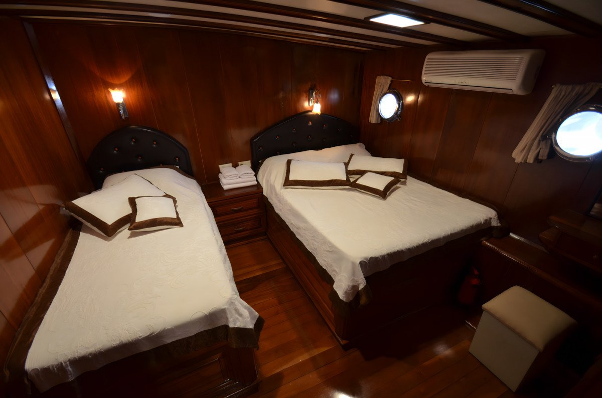 Luxuriöse Segelreise auf einem türkischen Gulet, Fethiye-Marmaris-Fethiye.