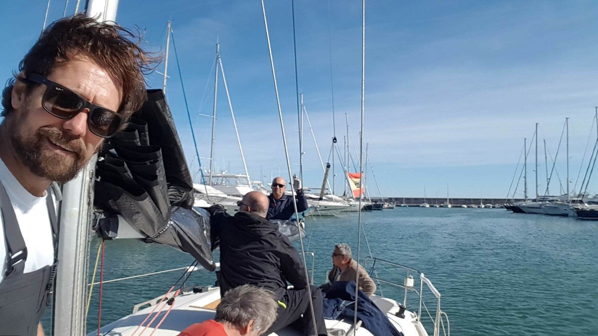 Navegando en el Mediterráneo