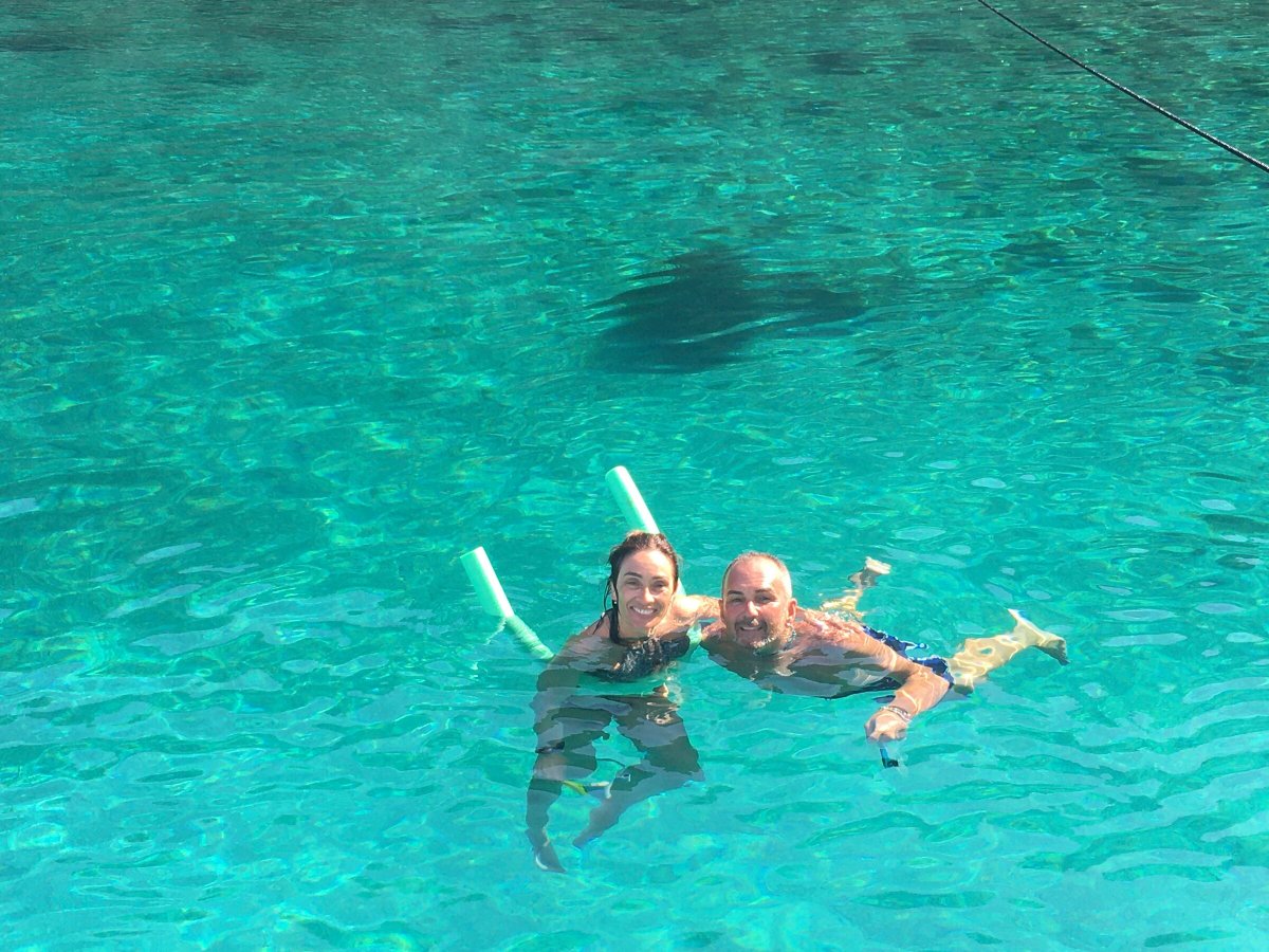 Navegando hacia la isla de Lefkada