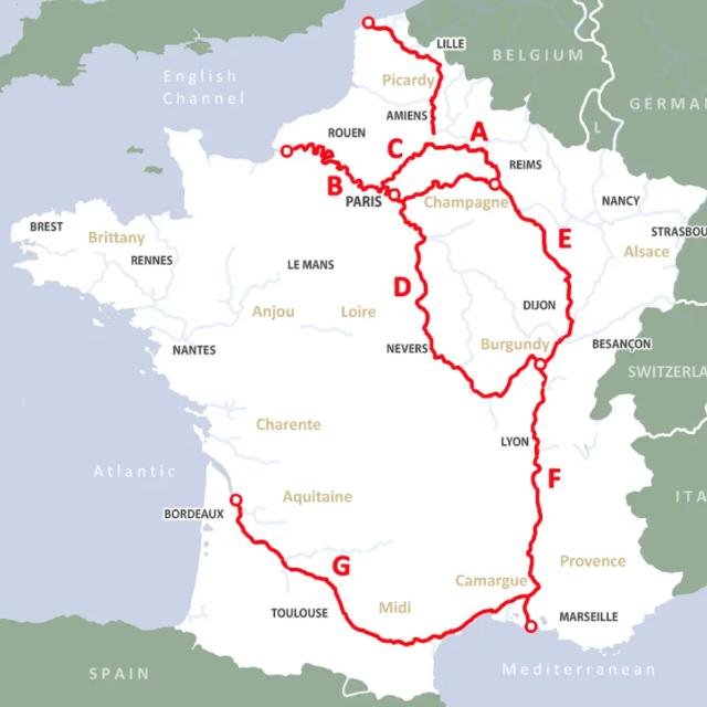 Yacht navigation experience through European rivers