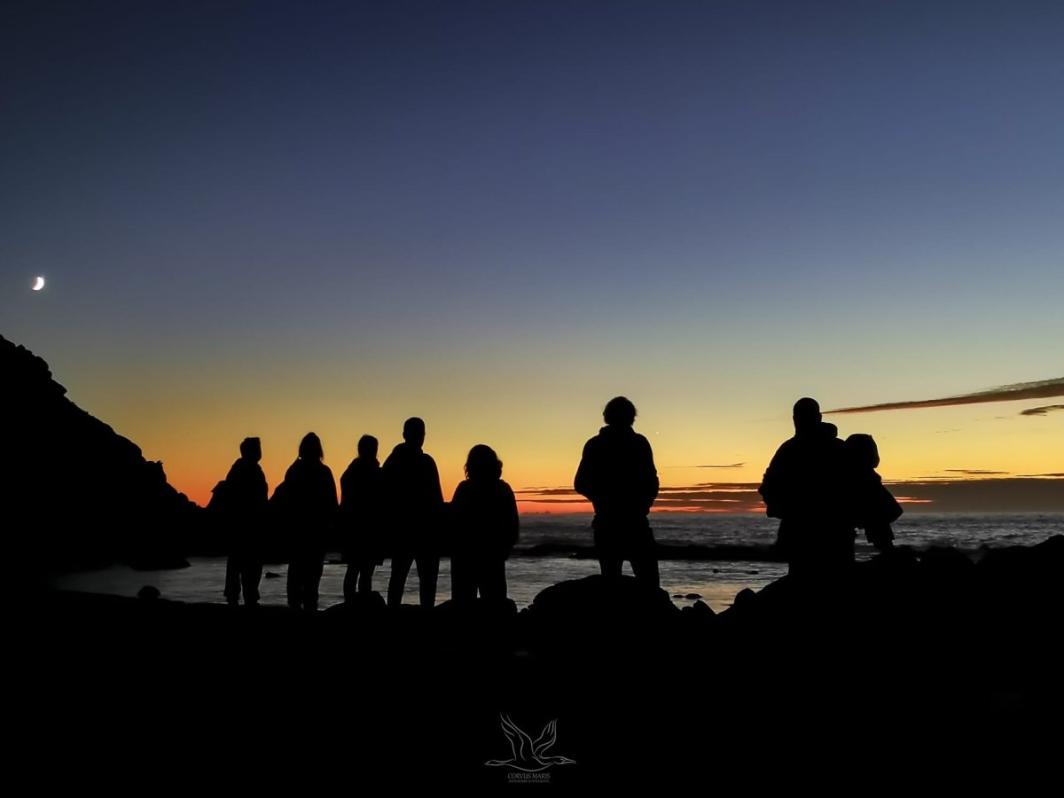 Navegando hacia las Islas Cíes bajo el cielo estrellado