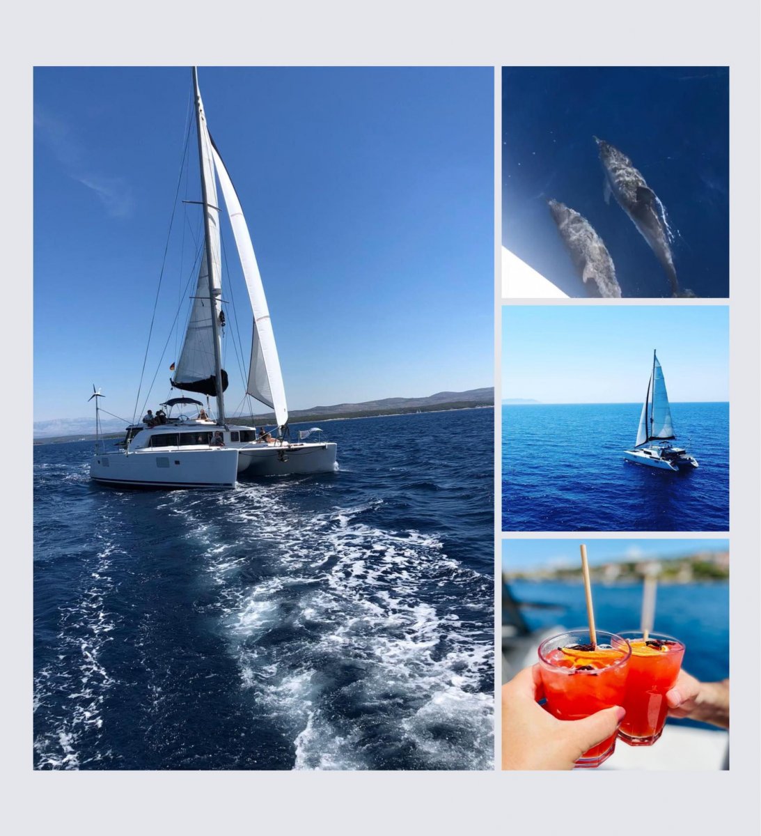 Barco navegando en el Mediterráneo desde Denia hacia Mallorca