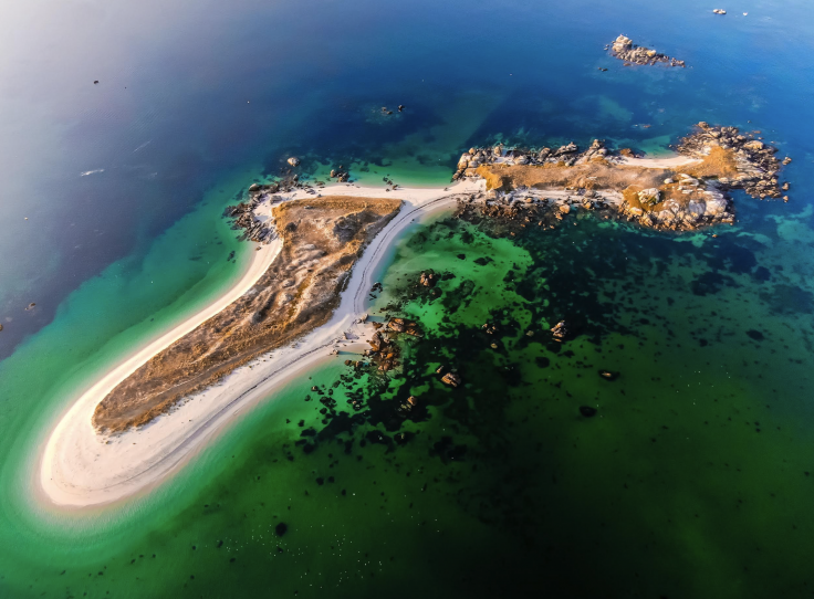 Isla de Areoso en la ria de Arosa