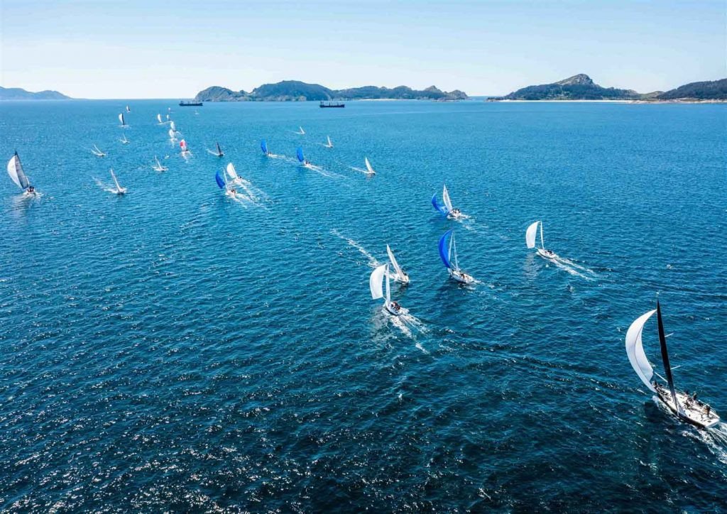 Eine nautische Abenteuer durch Rías Baixas auf einer Bootsfahrt