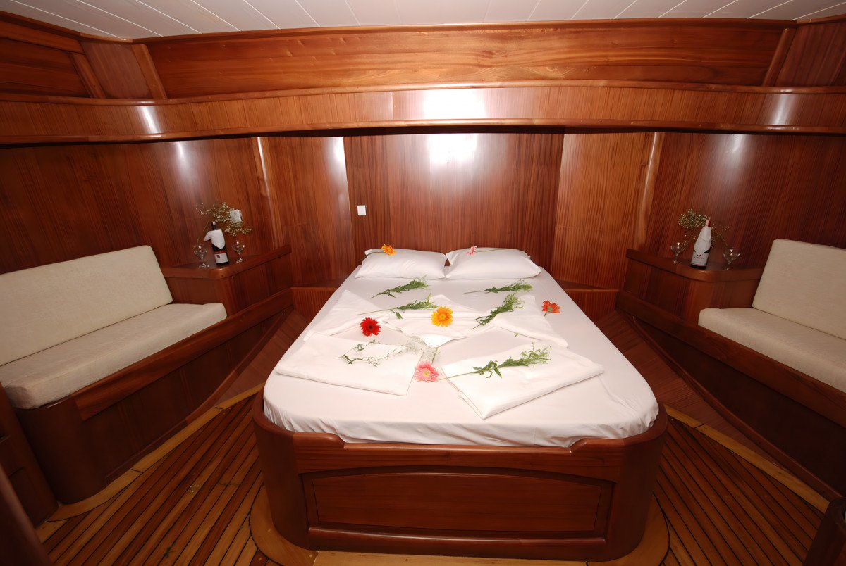 Luxuriöse Segelreise auf einem türkischen Gulet, Fethiye-Marmaris-Fethiye.