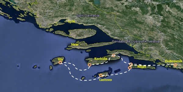 From Split to the most beautiful islands.