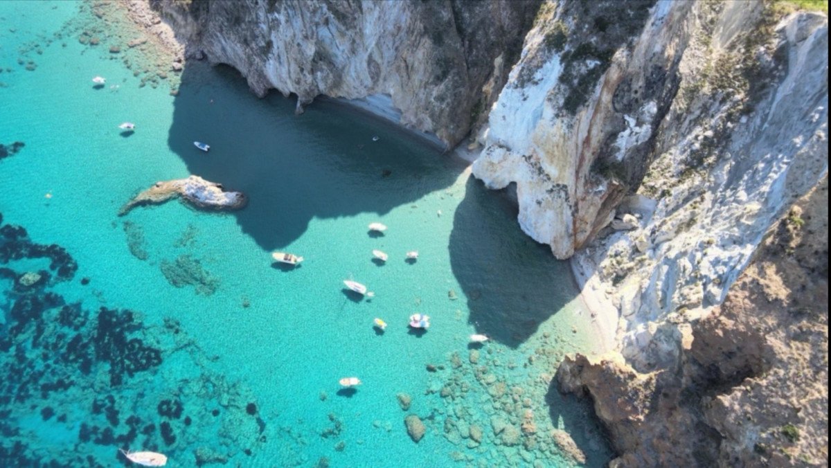 Isla Ponza en barco