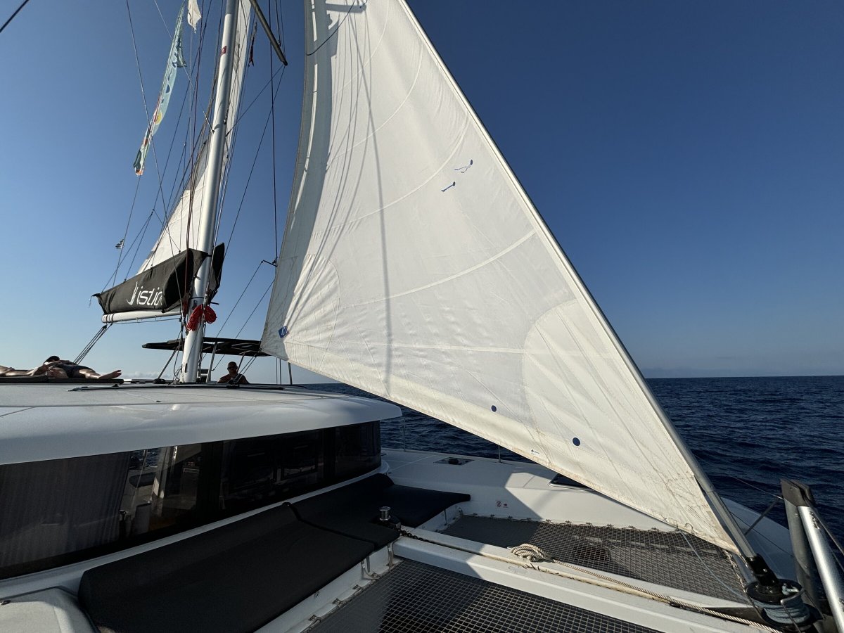 Sailing in the Greek sun