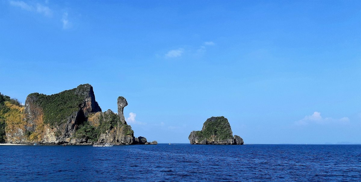 Boat adventure in the Andaman Sea