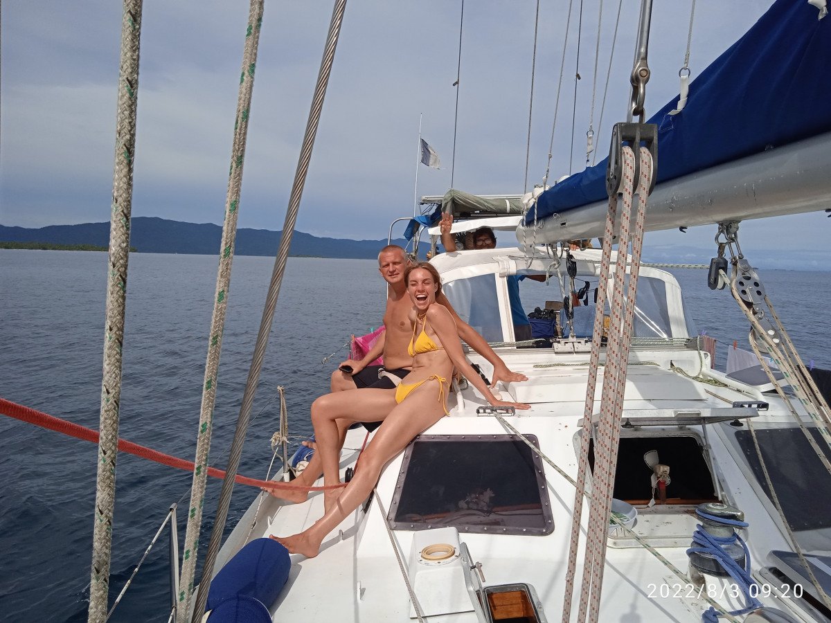 Fiesta de Año Nuevo en el mar