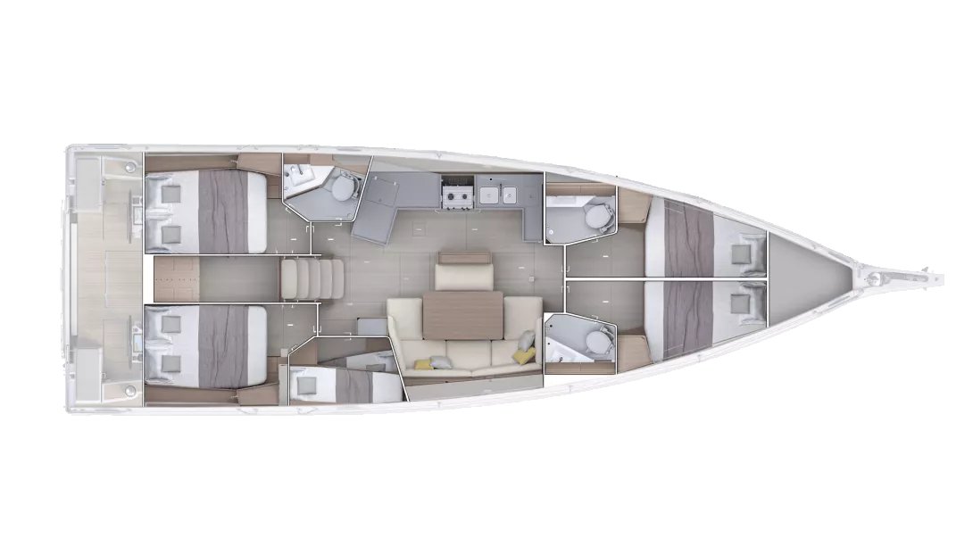 Segelboot - Bénéteau - 47