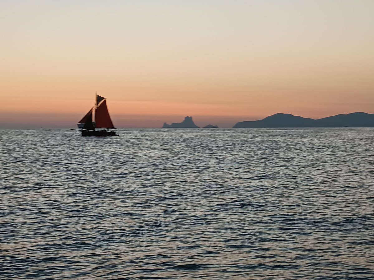 Sailing trip between Ibiza and Formentera