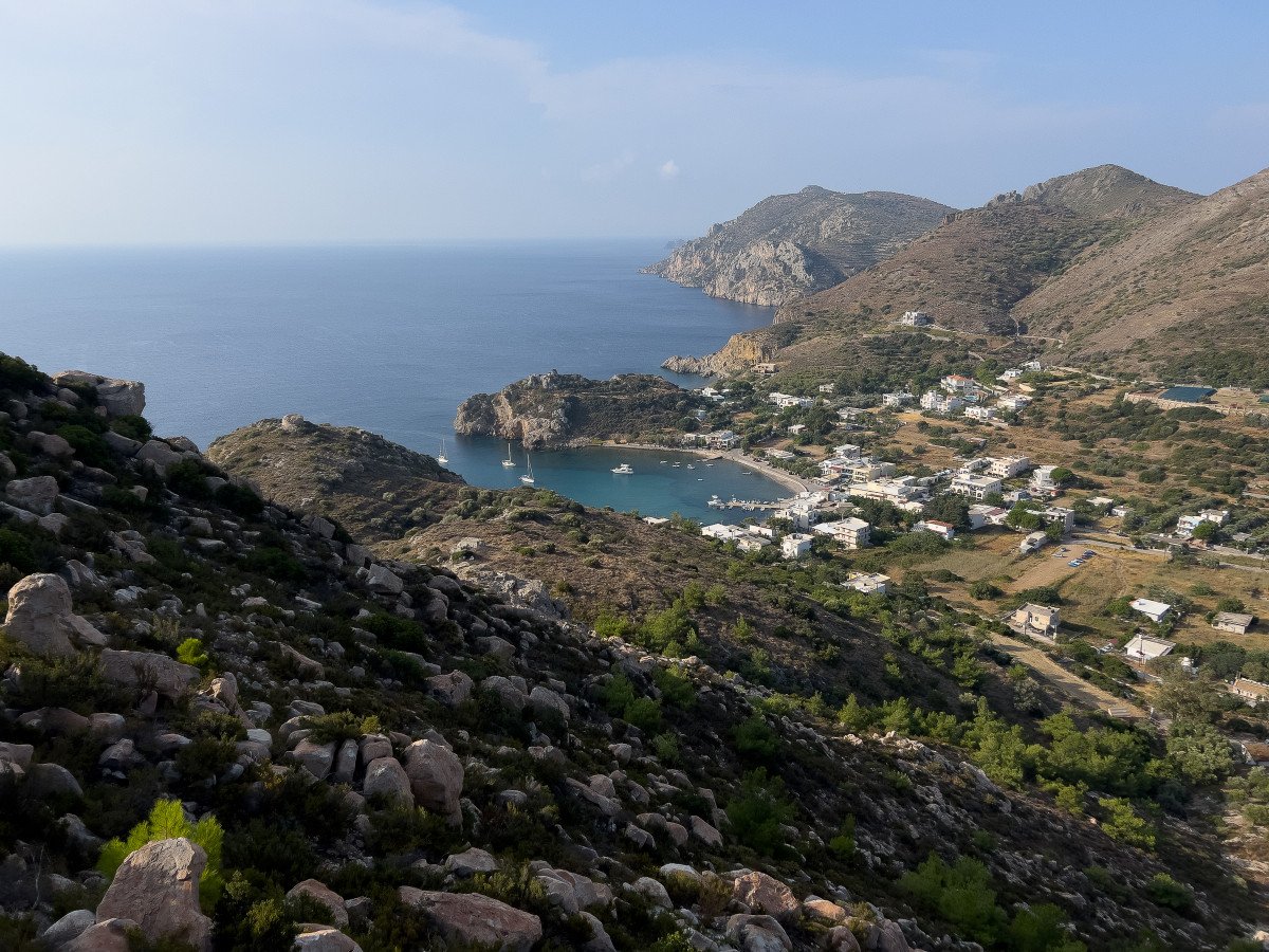 Sailboat in the Northeast Aegean
