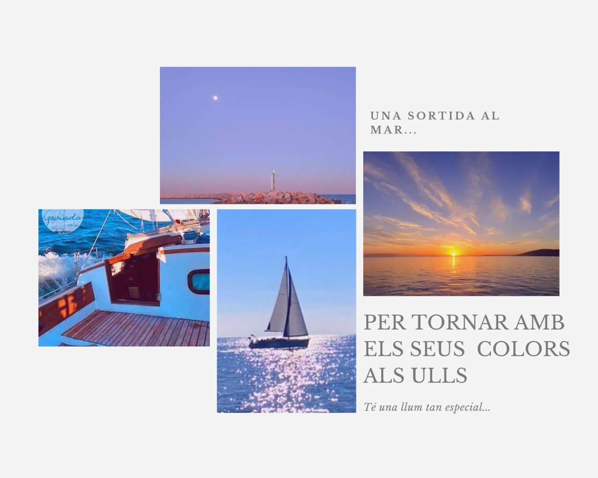 Viaje en barco para fotografiar el mar desde El Masnou