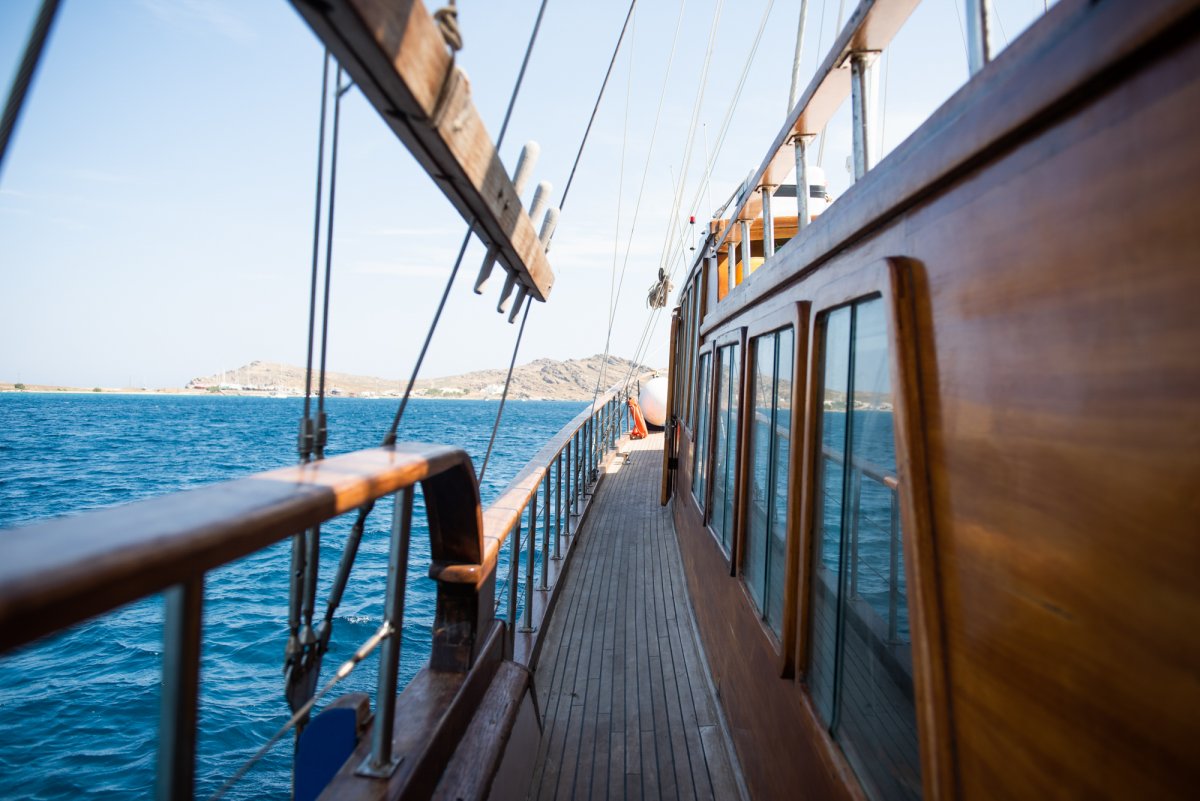 Explore Zante's white-sand beaches on a cruise