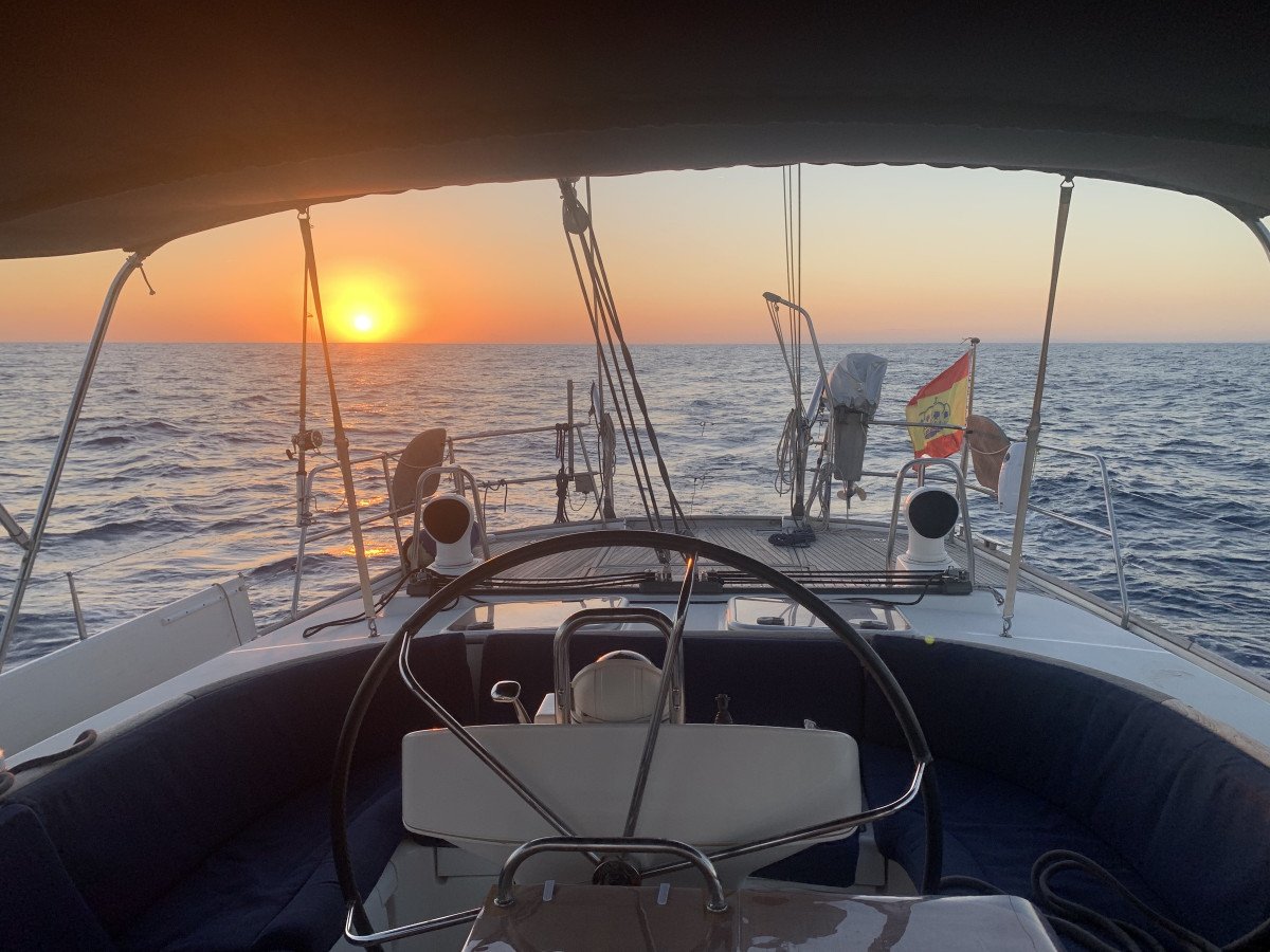Viaje en velero desde Barcelona hasta Málaga