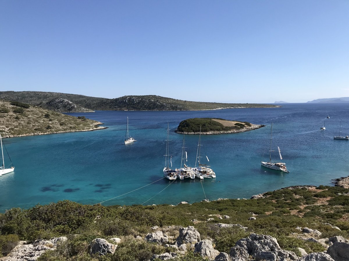 Las aguas cristalinas de las islas Espóradas
