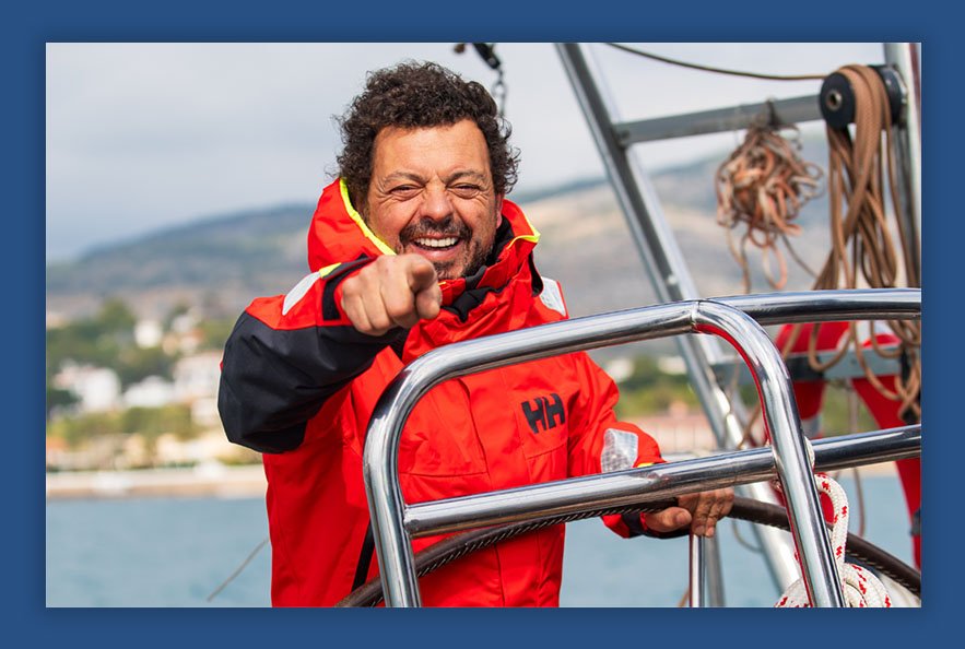 Corso di navigazione nel Mediterraneo