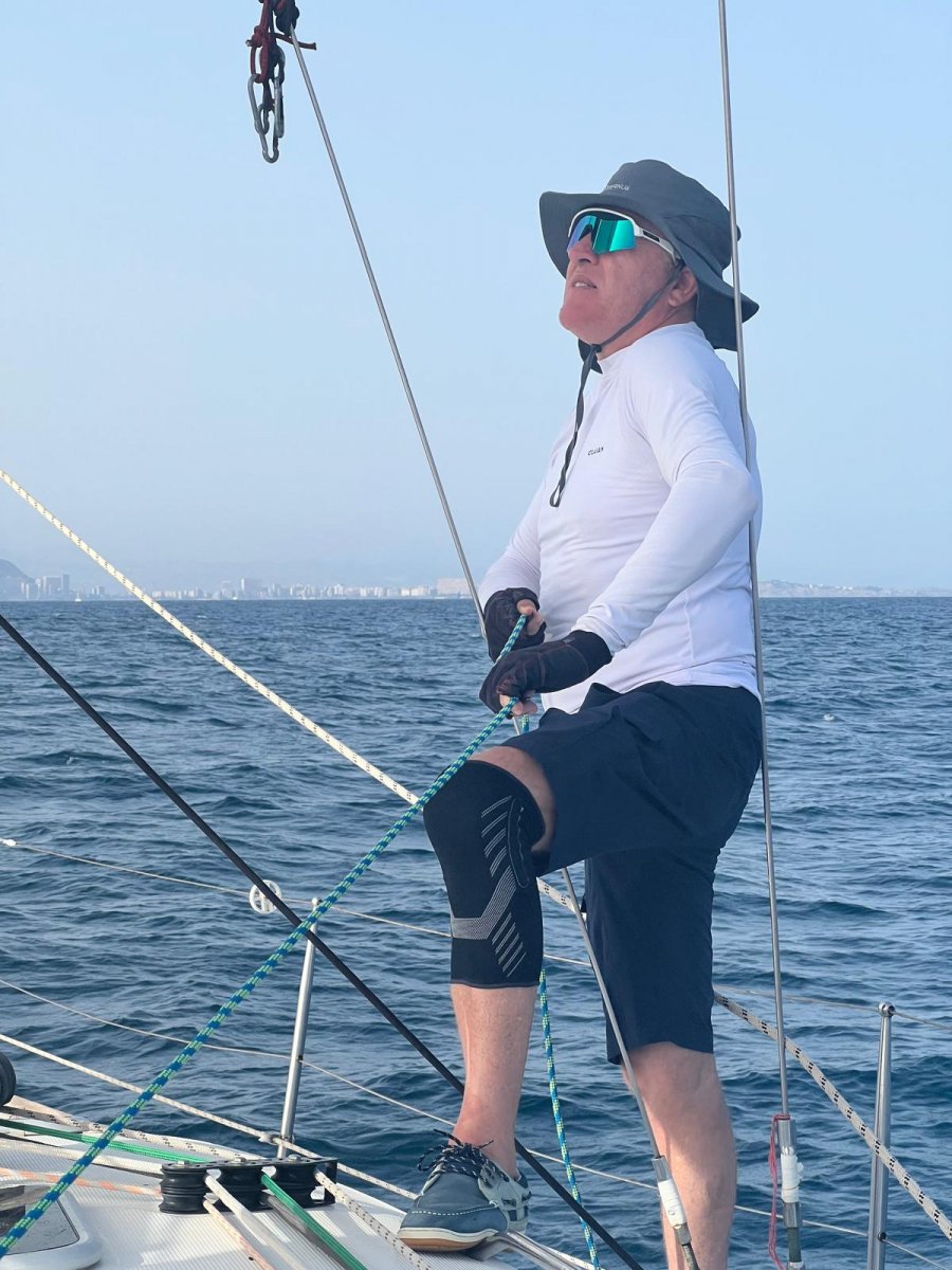 Regata XI Trofeo MKIII - Rafael Morán en el mar