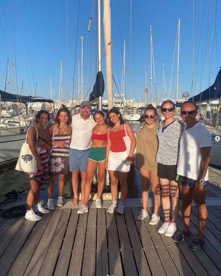 Tramonto in Barca a Vela