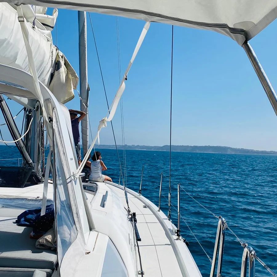 Segelboot-Ausflug von Getxo, Ankern und Freizeit