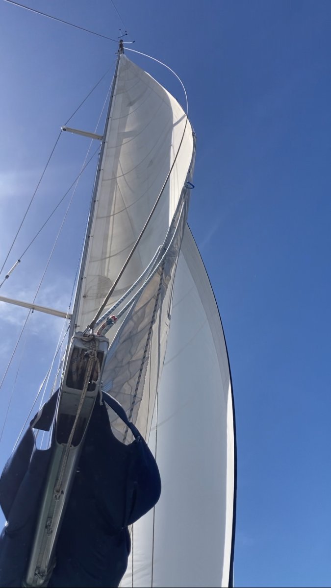 Deep-sea sailing from Ibiza to Almerimar in the Mediterranean