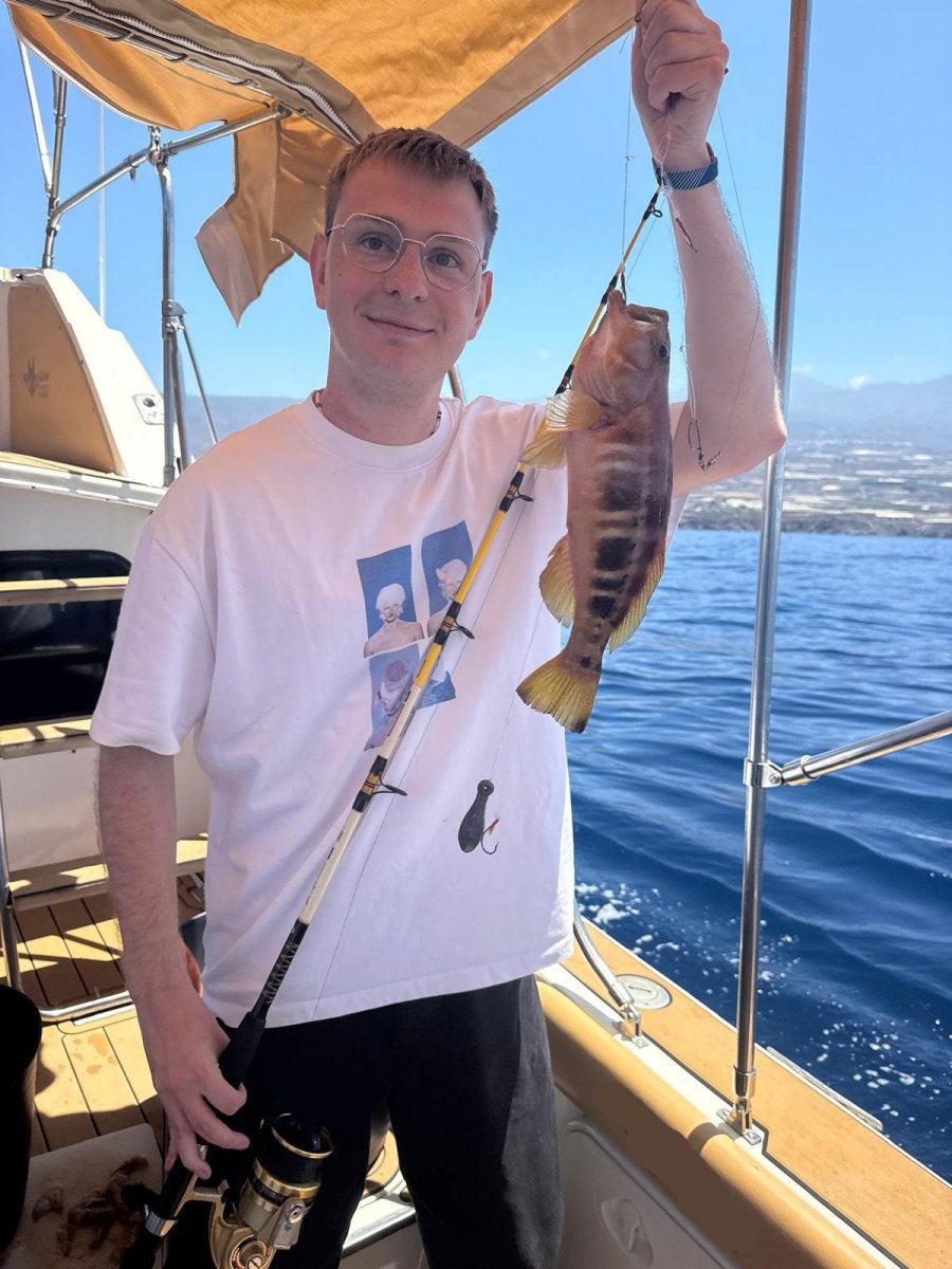 Shark fishing in Tenerife south: sea fishing activity