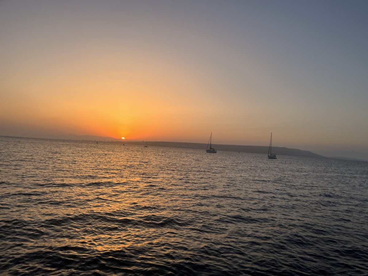 Una puesta de sol de ensueño en Torrevieja