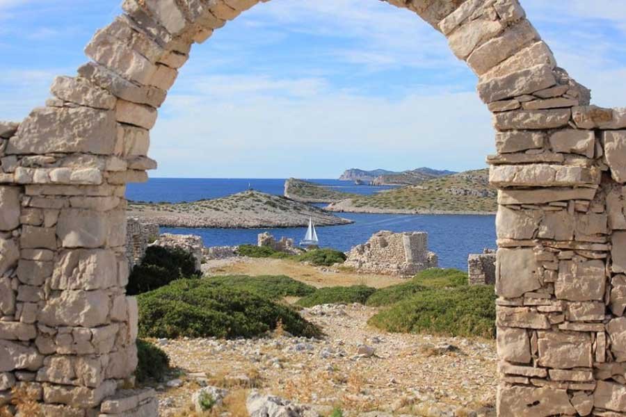 vela ligera costa de Croacia 