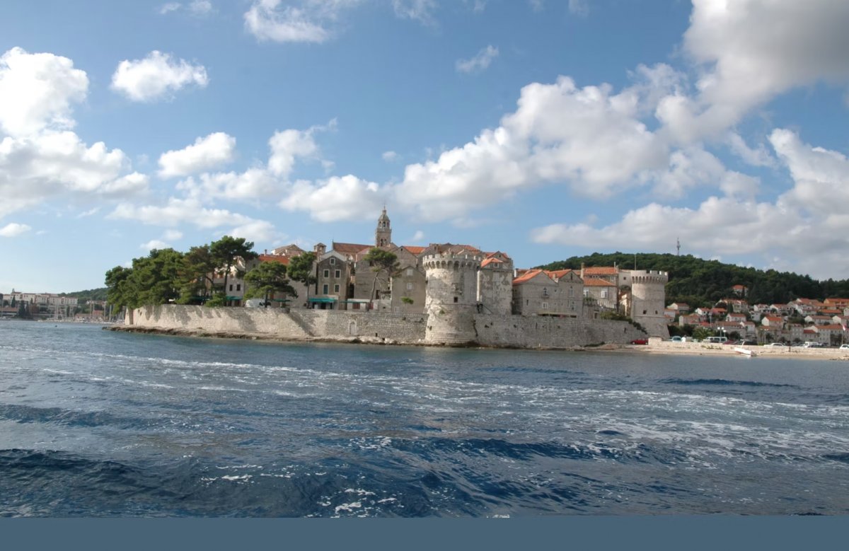 The blue waters of the Adriatic