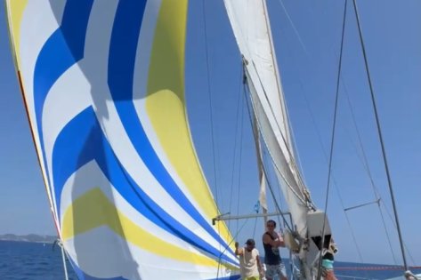 Travesía a vela de Menorca a Cerdeña