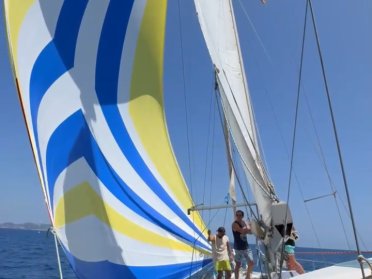 Travesía a vela de Menorca a Cerdeña