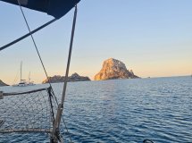 Sailing trip on a sailboat to Formentera from Valencia