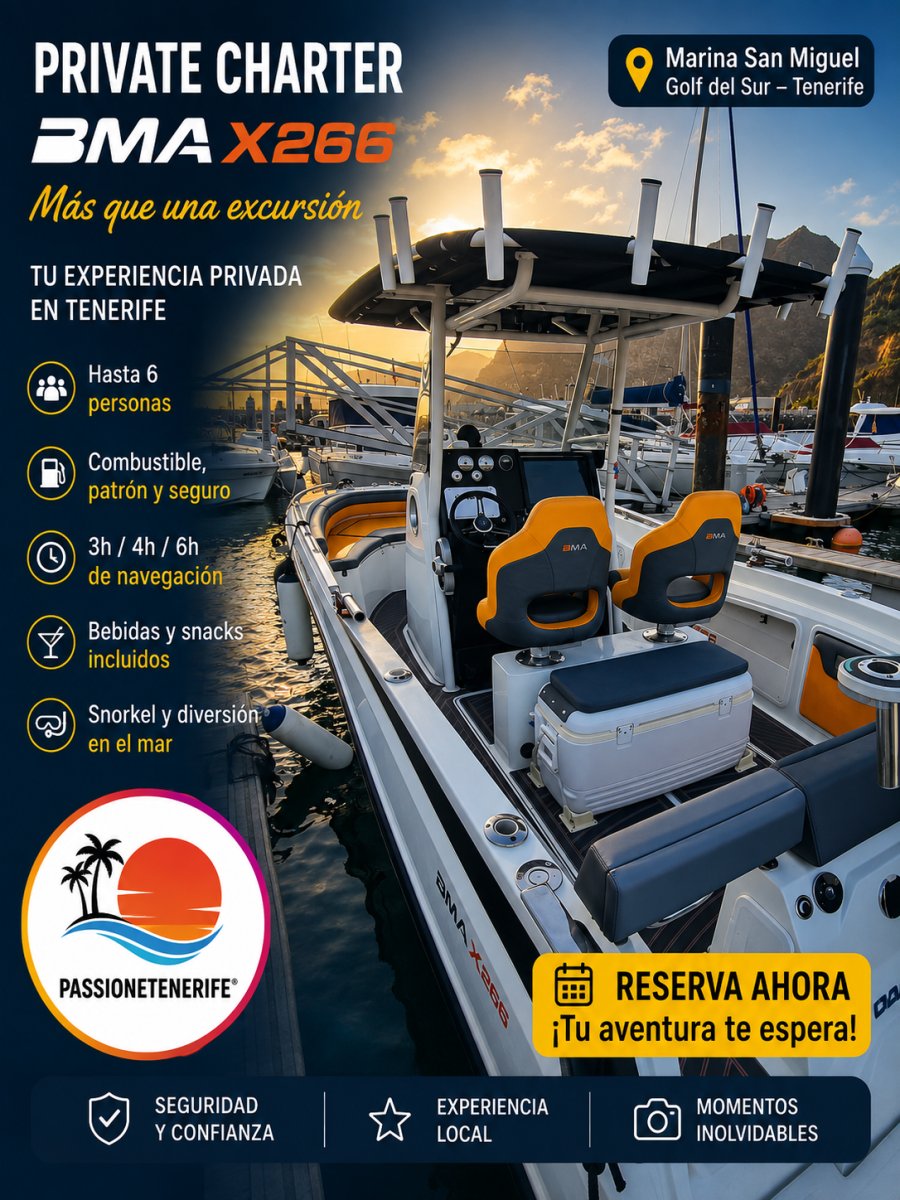 Entdecken Sie Teneriffa mit unserem Navigationskurs – Fliegen Sie über dem Wasser! ☀️