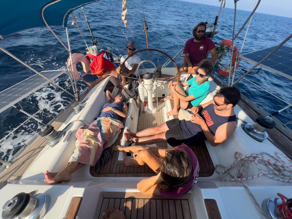 Segelboot in den Kykladen