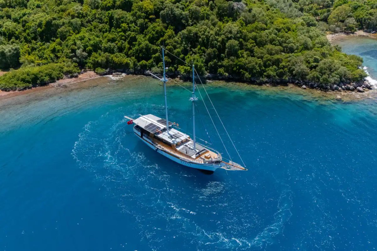 Day of relaxation yacht charter in Dodecanese Islands
