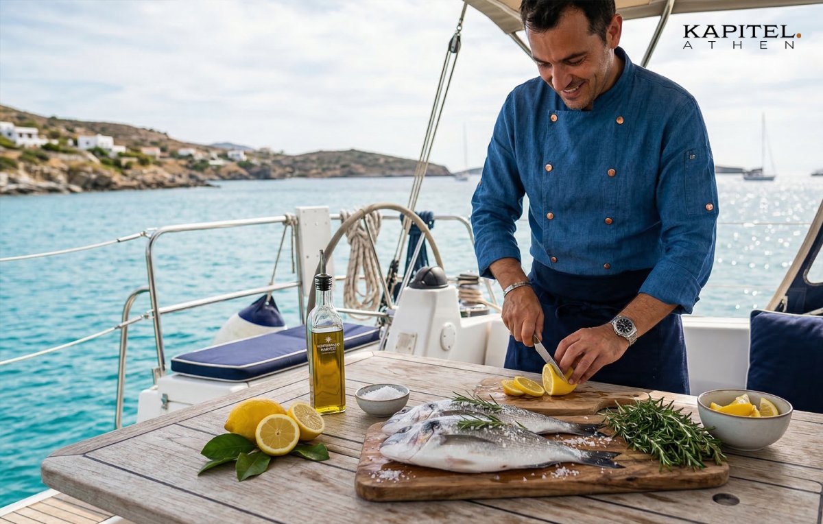 Sailboats in a beautiful bay