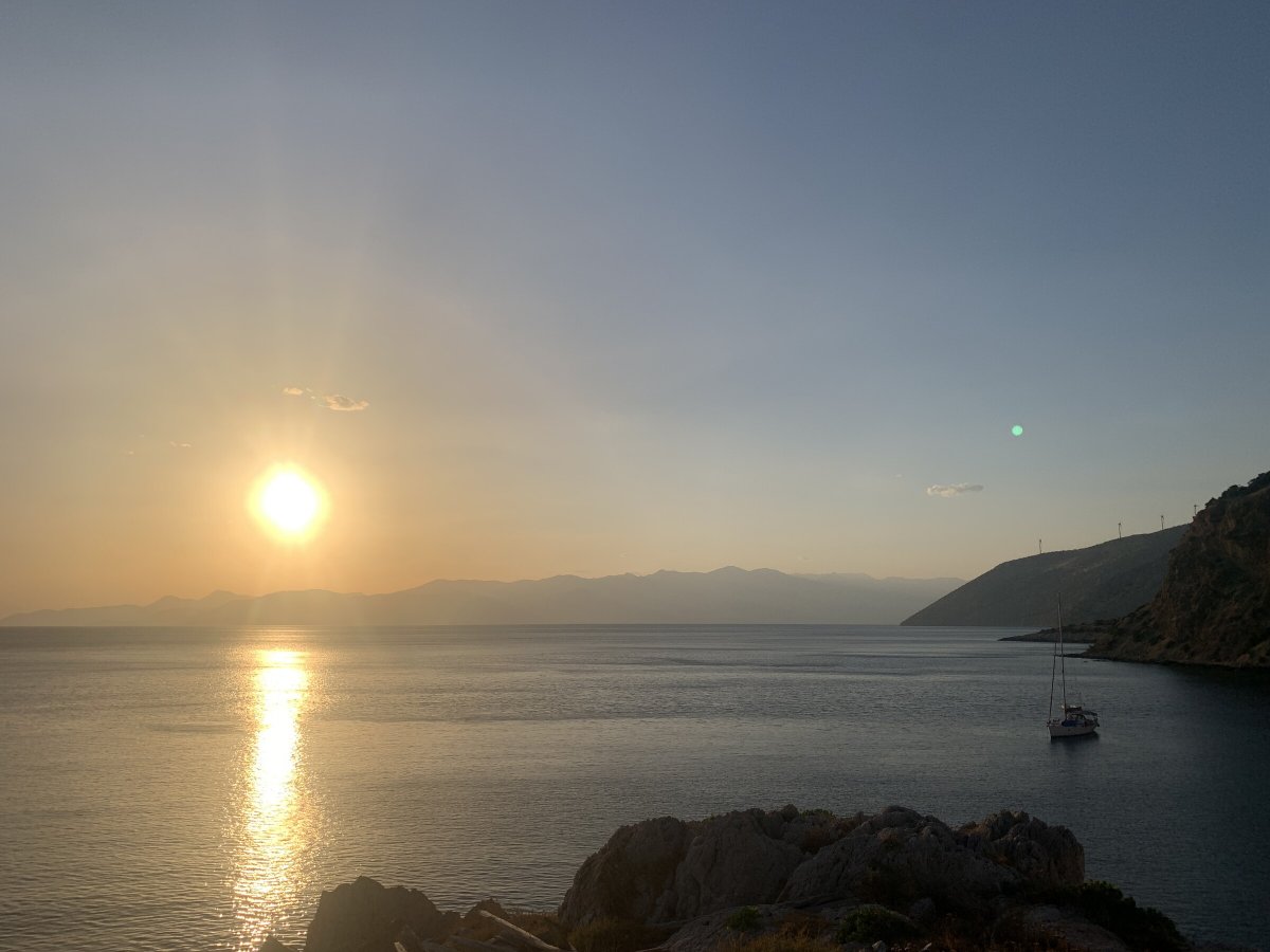 Vista del Canal de Corinto