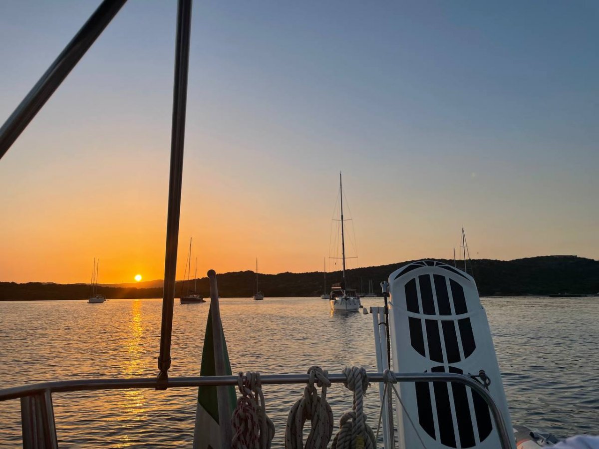 After a day of sailing