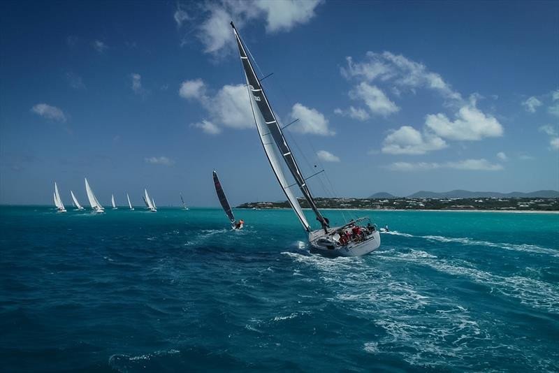 Bootstour in der Bucht während der Les Voiles De St Barth 2025 Regatta
