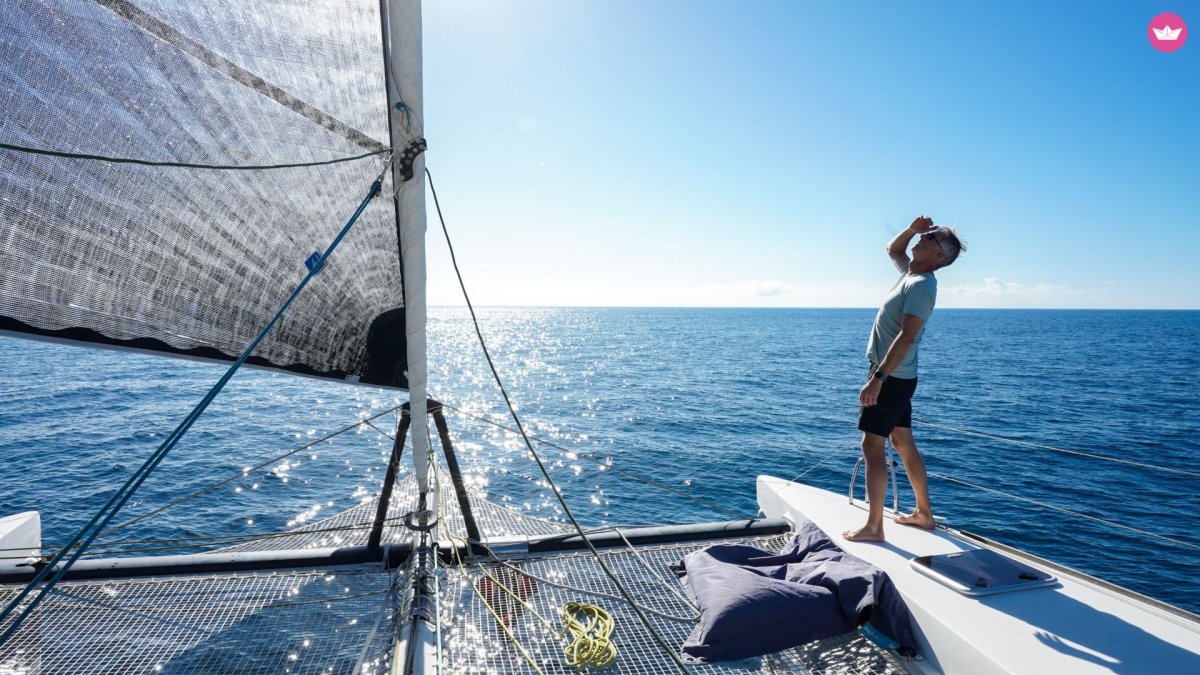In viaggio verso Maiorca da Castelldefels su un catamarano (solo andata)