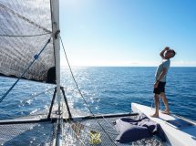 Viaje en catamarán desde Castelldefels a Mallorca