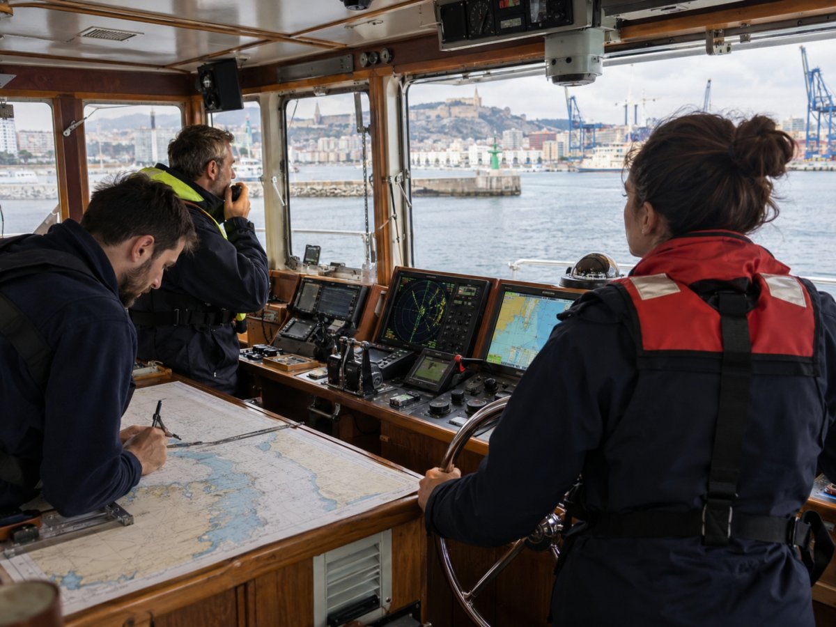 Learn navigation in Valencia port