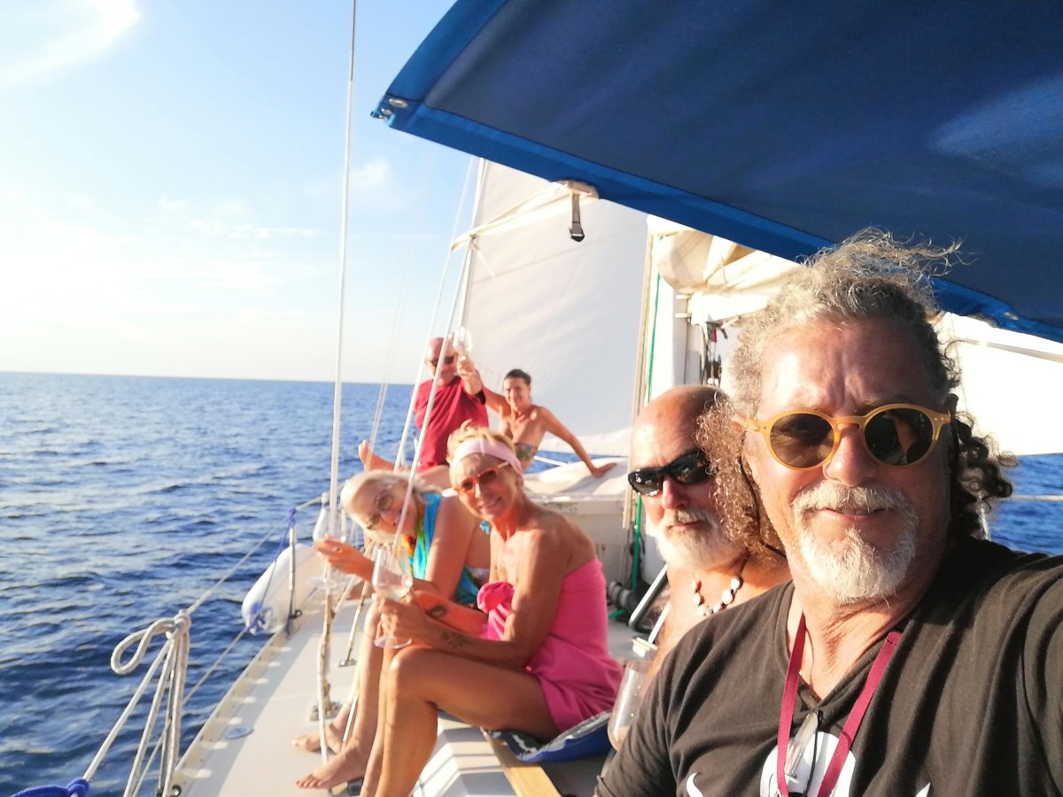 Insel Espalmador am Horizont