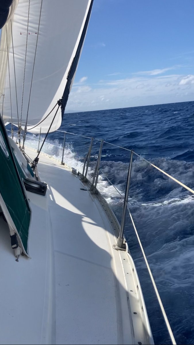 Segelbootfahrt im Mittelmeer