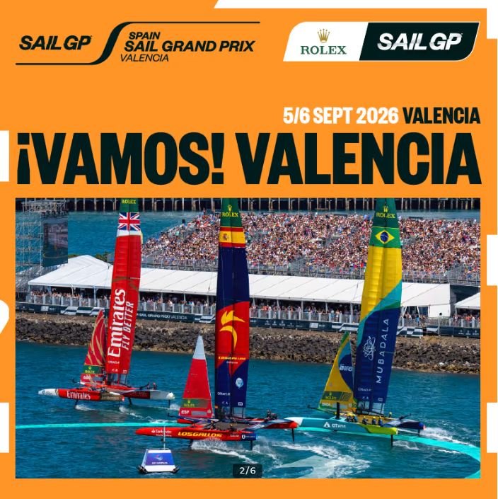 Navega en el mar en un Sail GP Valencia