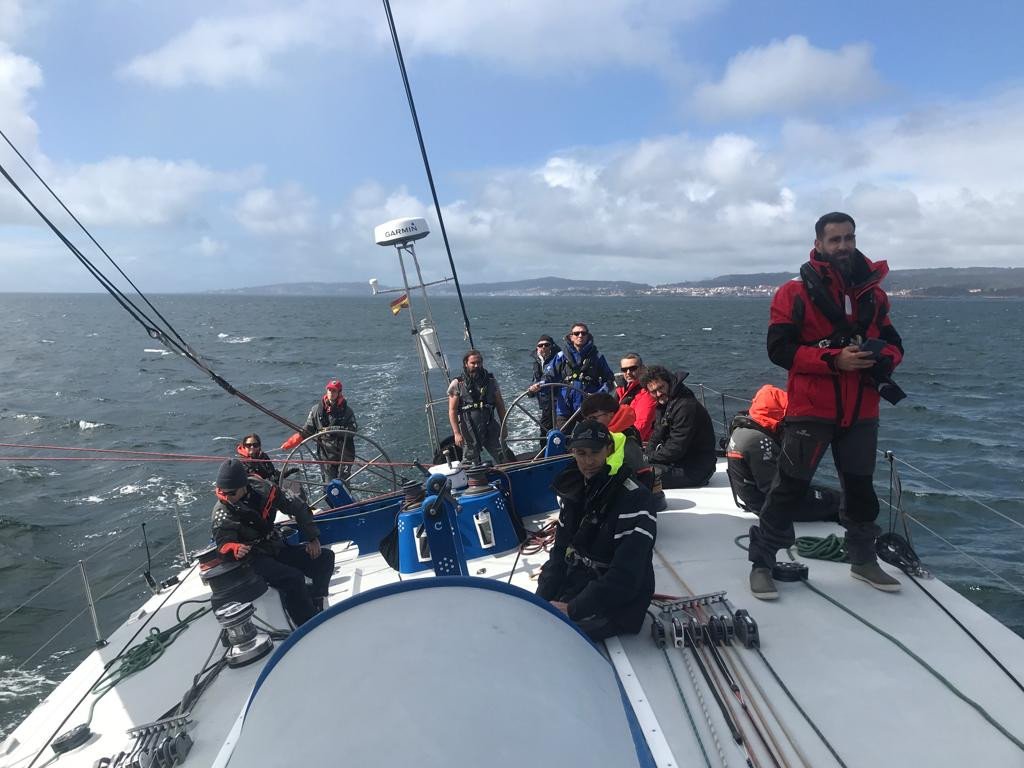 The regatta finishing